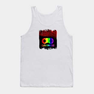 Red Cheetah Gaymer Tank Top